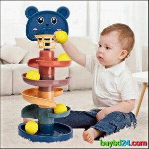 4-Layer Ball Drop Swirling Tower