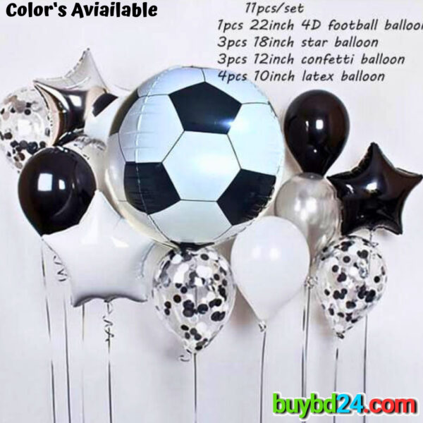 Football Foil Balloon Set - Image 4