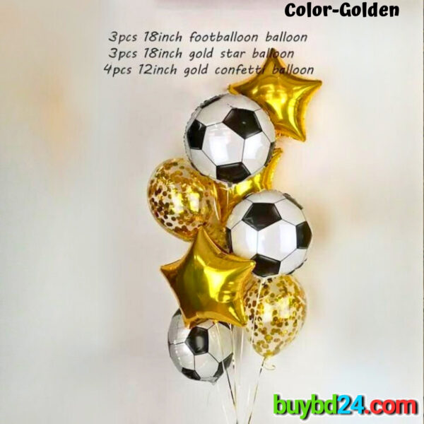 Football Foil Balloon Set - Image 2