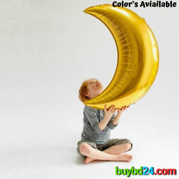 Moon Big Foil Balloon - Image 2