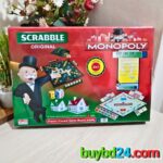 Scrabble & Monopoly 2 In 1 Board Games