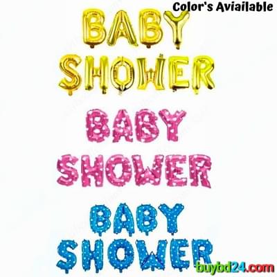 Baby shower foil balloon