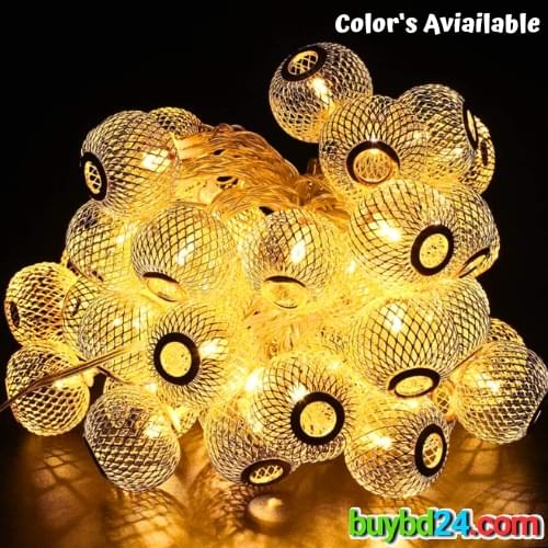 Ball Shape Metal Fairy Light