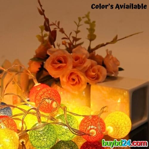 Cotton Ball Fairy Light-16ft - Image 4