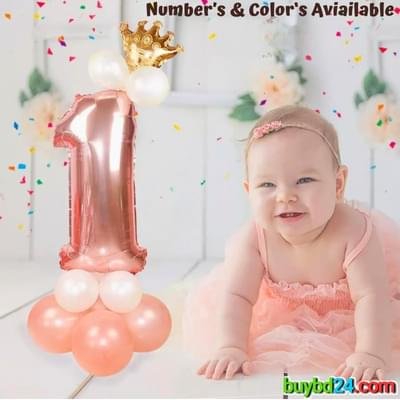 Number Foil Balloon Set - Image 2