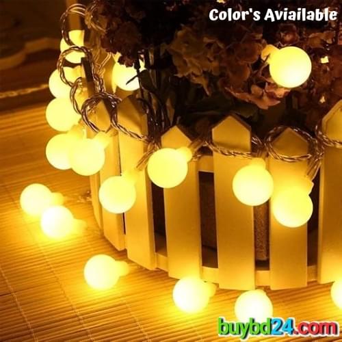 Snow Ball Fairy Light-16ft - Image 3