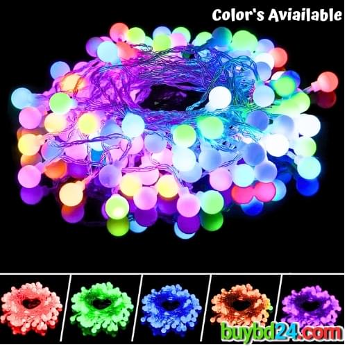 Snow Ball Fairy Light-16ft