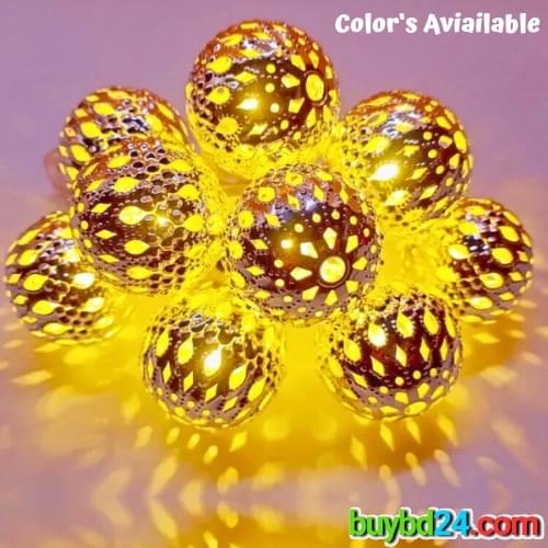 Metal Ball Fairy Light-16ft - Image 3