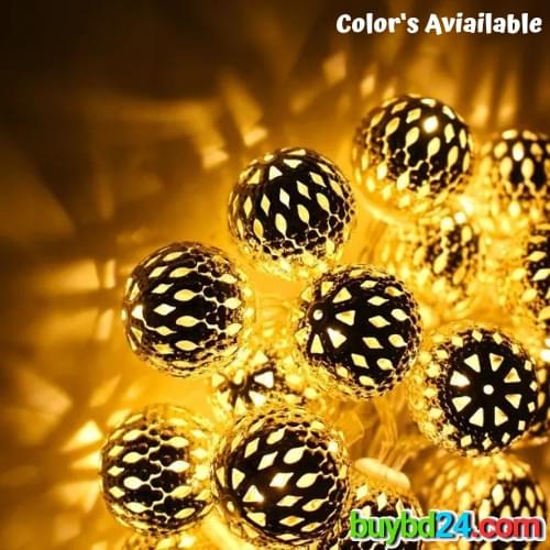 Metal Ball Fairy Light-16ft
