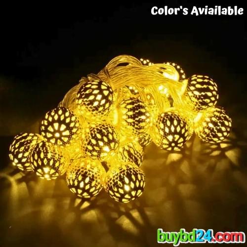 Metal Ball Fairy Light-16ft - Image 2
