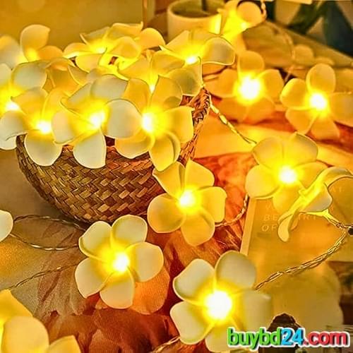 Plumeria Flower LED String Fairy Light