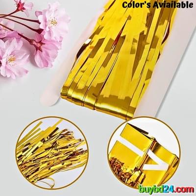 Foil Metallic Backdrop Curtains