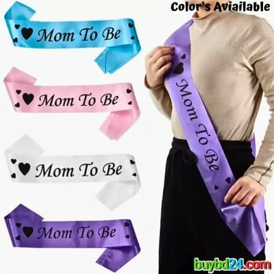 Mom To Be Sash