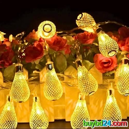 Bulb Shape Metal Fairy Light