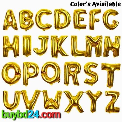 Alphabet Foil Balloon