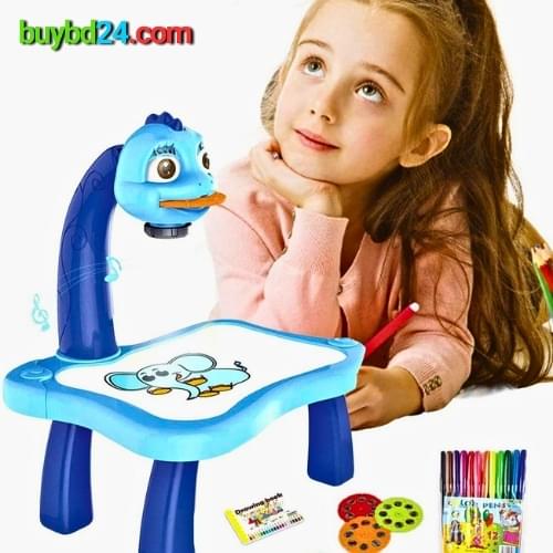 Children Art Drawing Desk And Projector for Kids