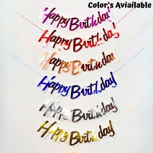 Happy Anniversary Cursive Banner