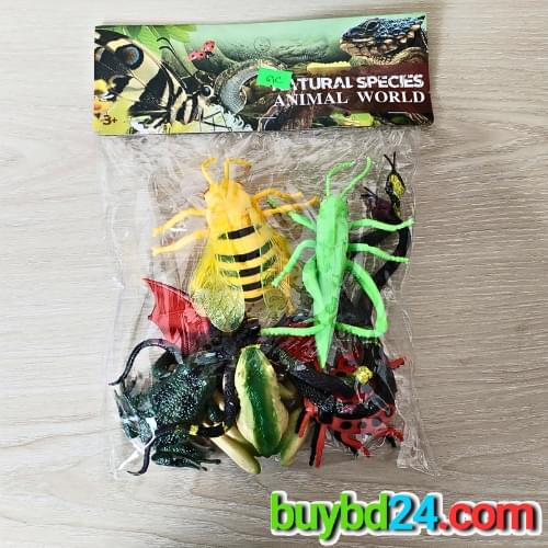 Realistic Insect Figure Toy Set